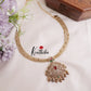 Trendy Victorian Peacock Hasli Ruby Necklace NC2046