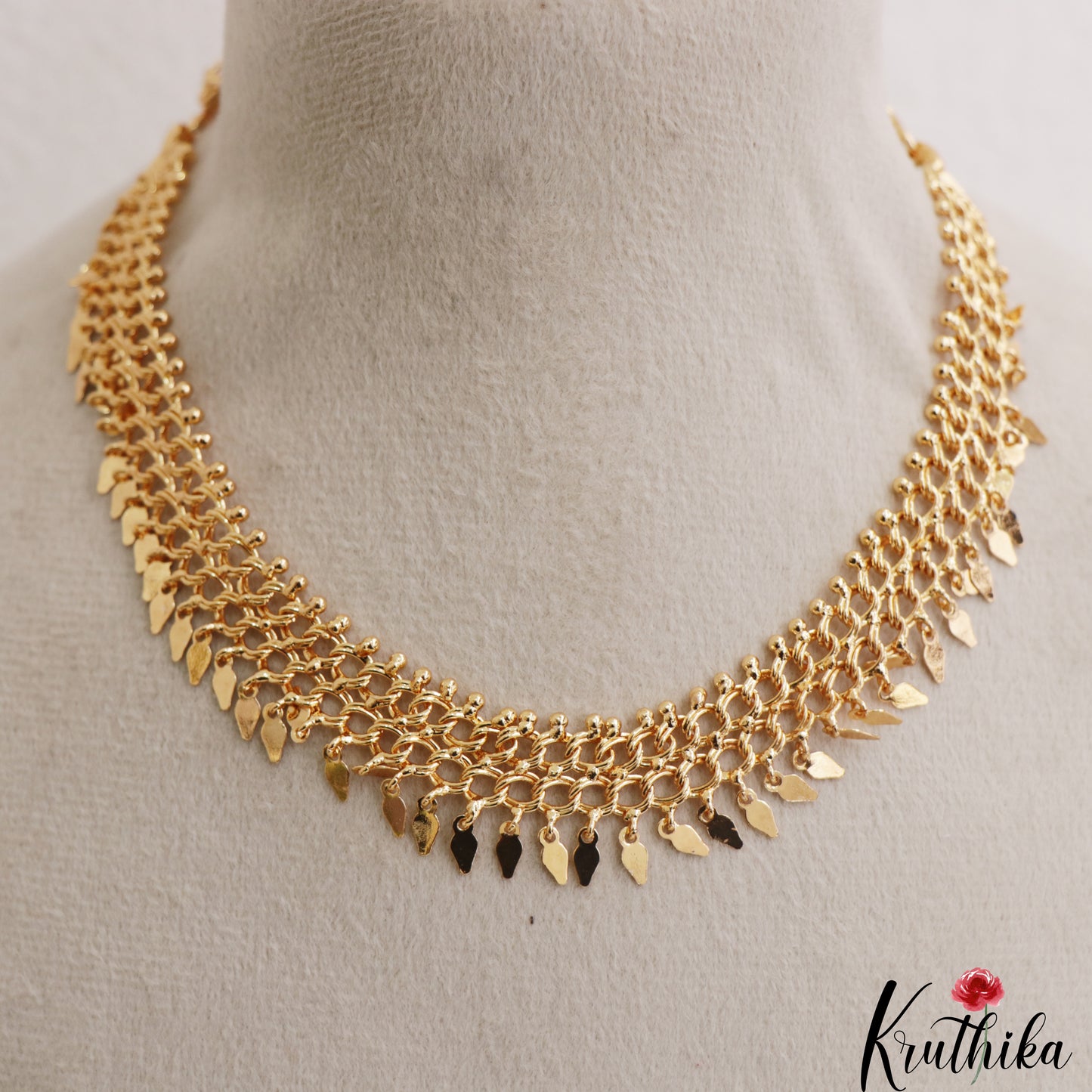 Trendy Gold-Tone Necklace NC3088