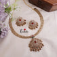 Trendy Victorian Peacock Hasli Ruby Necklace NC2046