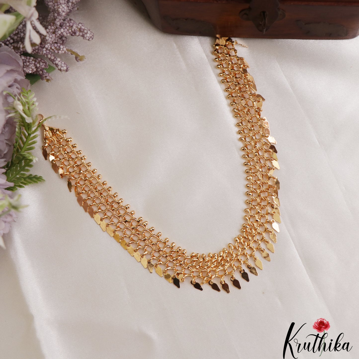 Trendy Gold-Tone Necklace NC3088