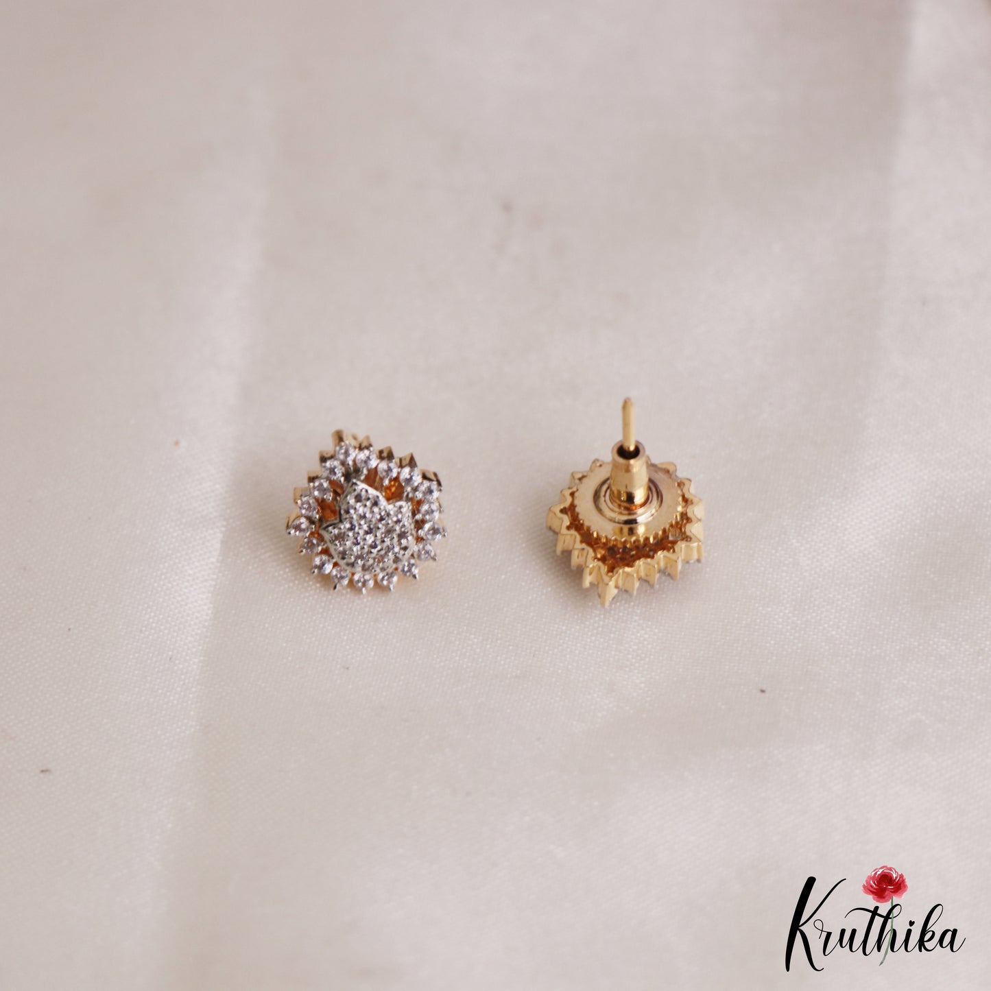 Elegant Multi Layered Crystal & Pearl Haaram With Floral Accents LH2130 (Available In 6 Colors)
