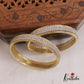 Classic Diamond-Finish Gold-Tone Bangles B440 (Set of 2)