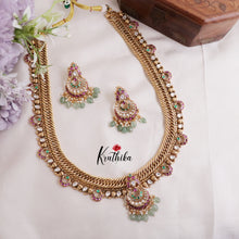 Elegant No-Idol Jadau Floral Jalebi style Necklace LH1899