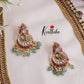Elegant No-Idol Jadau Floral Jalebi style Haaram LH1899