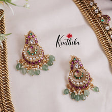 Elegant No-Idol Jadau Floral Jalebi style Necklace LH1899