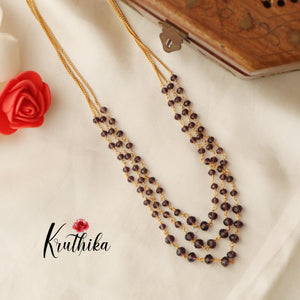 Trendy Crystal Mala Set NC1667 ( Available in 3 colours)