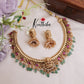 Beautiful Temple Lakshmi Jadau Floral Jalebi style Necklace NC2052