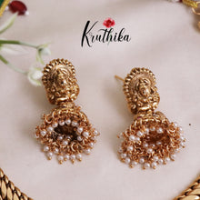 Beautiful Temple Lakshmi Jadau Floral Jalebi style Necklace NC2052
