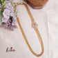 Elegant Four Layer Peacock Ruby Stone Design Chandra Haaram with AD Pendant LH1906
