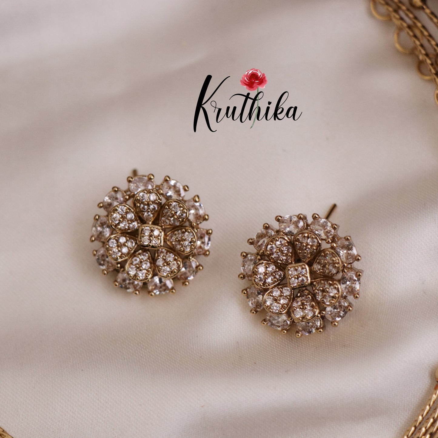 Trendy AD Victorian Jadau Hasli Necklace with Beads Drops NC2345 (Available in 2 Colours)