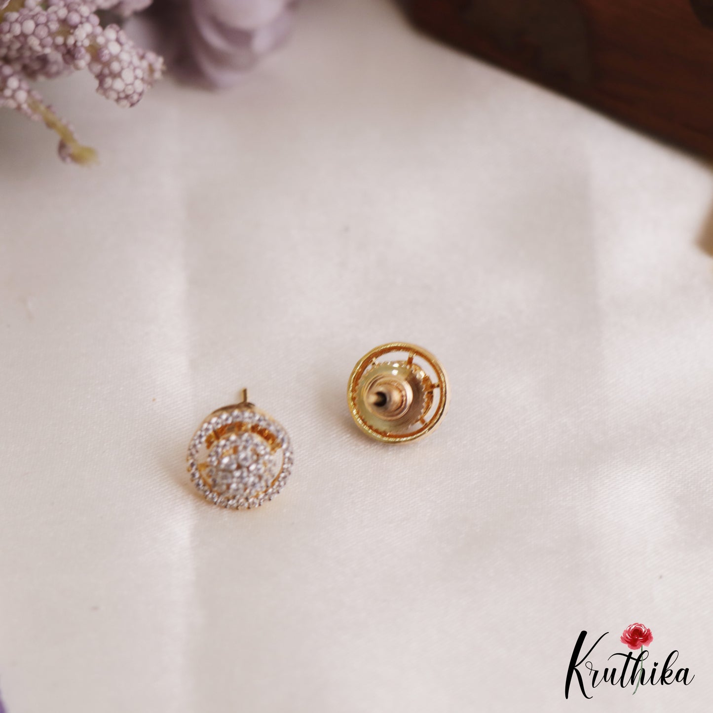 Sparkling Multi Layered Crystal & Pearl Haaram With Floral Accents LH2127 (Available In 7 Colors)