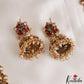 Gorgeous Antique Nagas Mango Lakshmi Motifs Jadau Haaram With Rice Pearl Drops LH2137