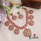 Traditional Coin Peacock Floral Motifs Jadau Necklace NC2601
