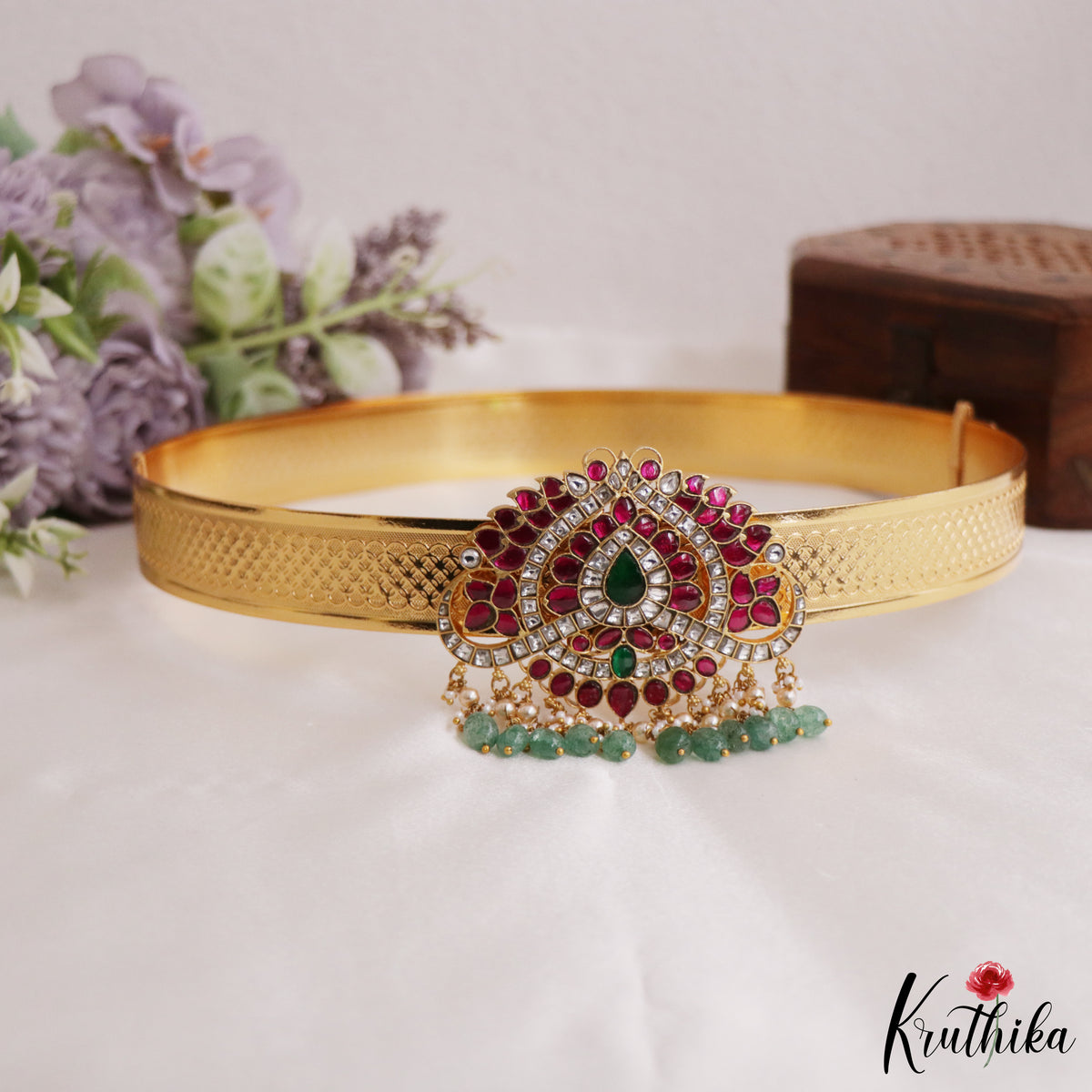 Elegant Jadau Hip Belt V400