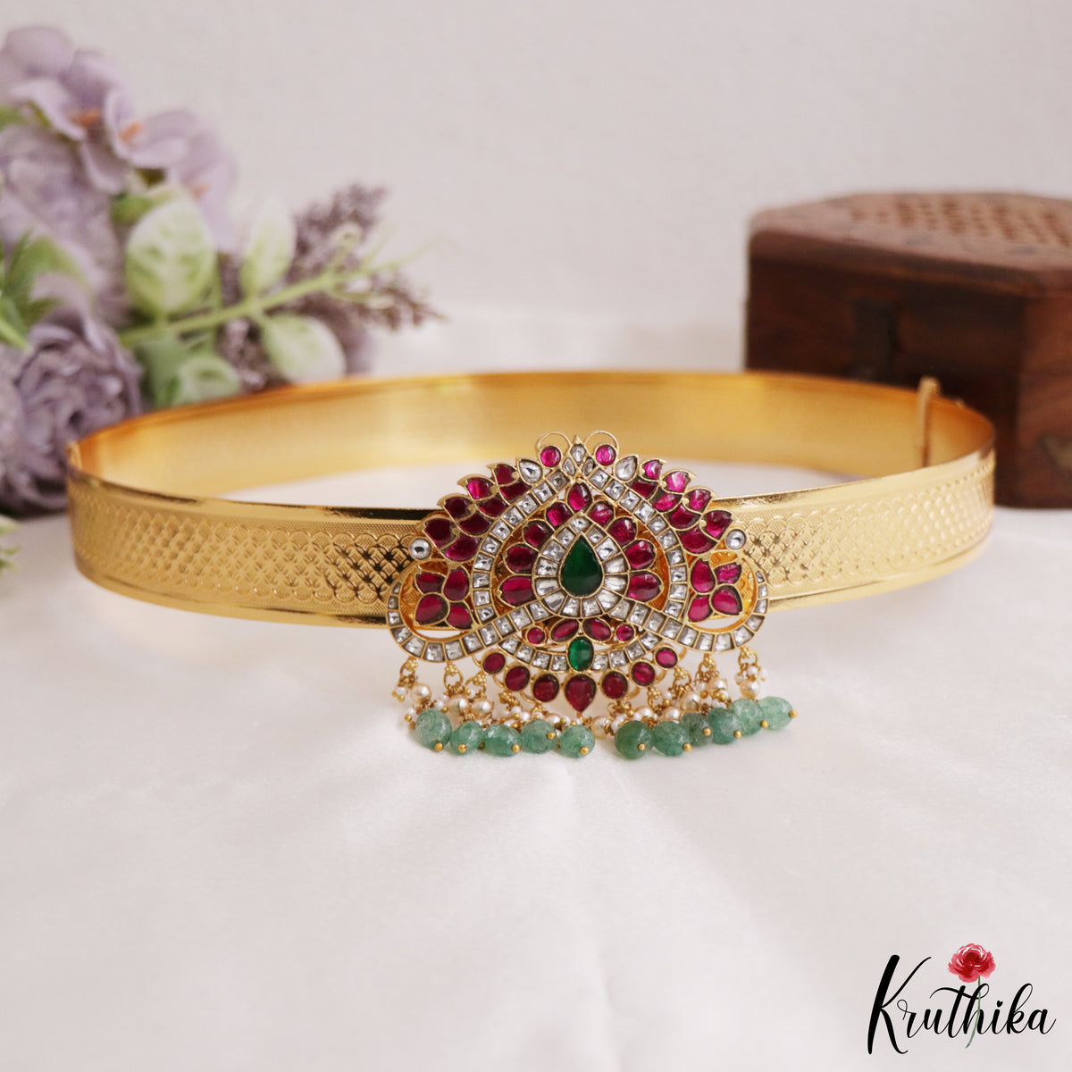 Elegant Jadau Hip Belt V400