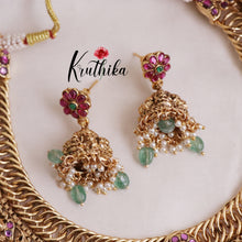 Beautiful No-Idol Jadau Floral Jalebi style Necklace NC2049