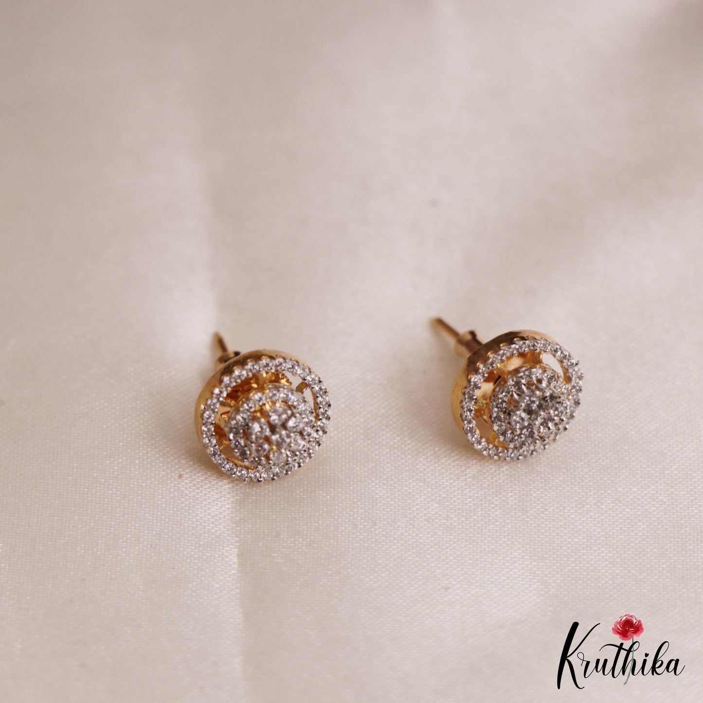 Sparkling Multi Layered Crystal & Pearl Haaram With Floral Accents LH2127 (Available In 7 Colors)