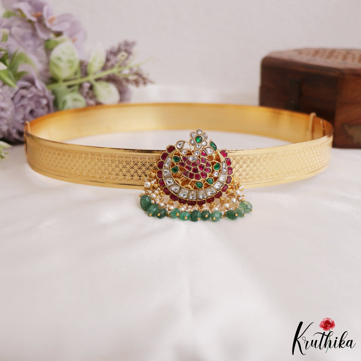 Stunning Jadau Hip Belt V402