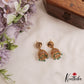 Trendy Antique Peacock Motifs Jadau Jhumkas With Green Bead Drops E1162 (Available In 2 Colors)