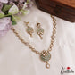 Classic Floral Motifs Polki CZ Victorian Necklace NC3190 (Available In 4 Colors)
