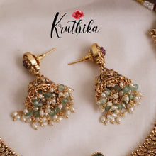 Premium Gold Plated Peacock Design Bridal Necklace NC2051