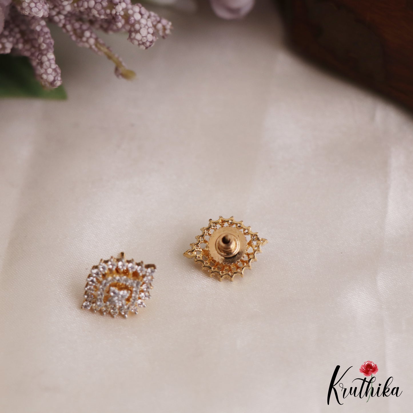 Classic Multi Layered Crystal & Pearl Haaram With Floral Accents LH2128 (Available In 8 Colors)