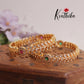 Trendy AD Floral Bangles B310 (Set of 2 Bangles)