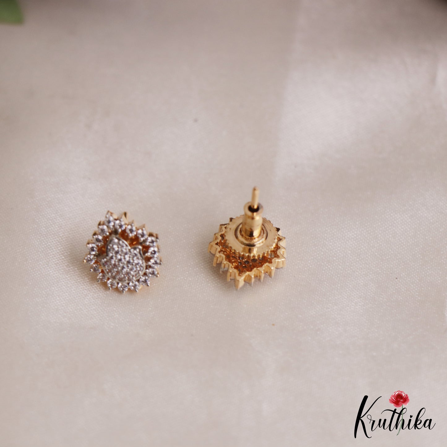 Elegant Multi Layered Crystal & Pearl Haaram With Floral Accents LH2130 (Available In 6 Colors)