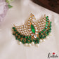 Stunning Peacock Motifs Jadau Pendant With Pearl Bead Drops PS306 (Available In 3 Colors)