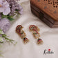 Beautiful Peacock Kundan Jadau Earcuff with Jhumkas E722