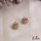 Classic Multi Layered Crystal & Pearl Haaram With Floral Accents LH2128 (Available In 8 Colors)