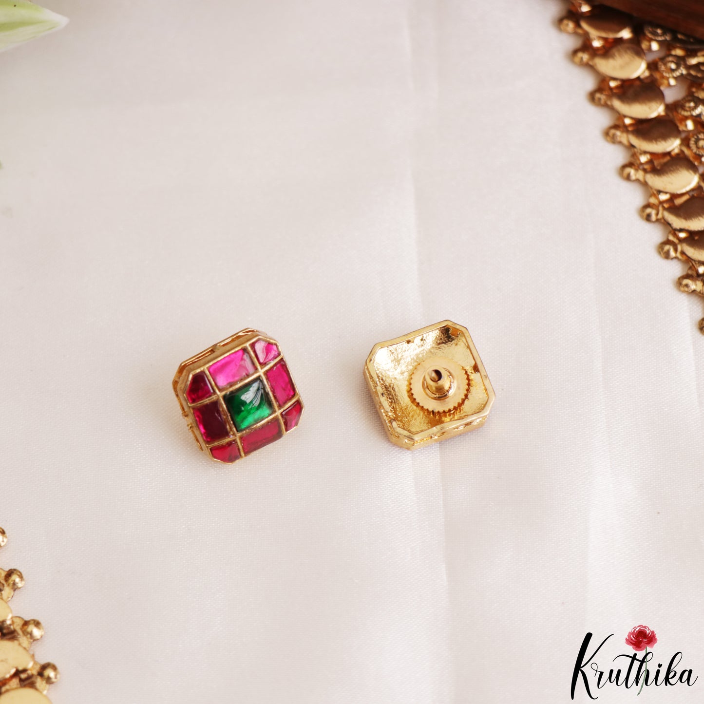 Premium Antique Lakshmi Kasu Jadau Haaram With Peacock Puligoru Pendant LH2214