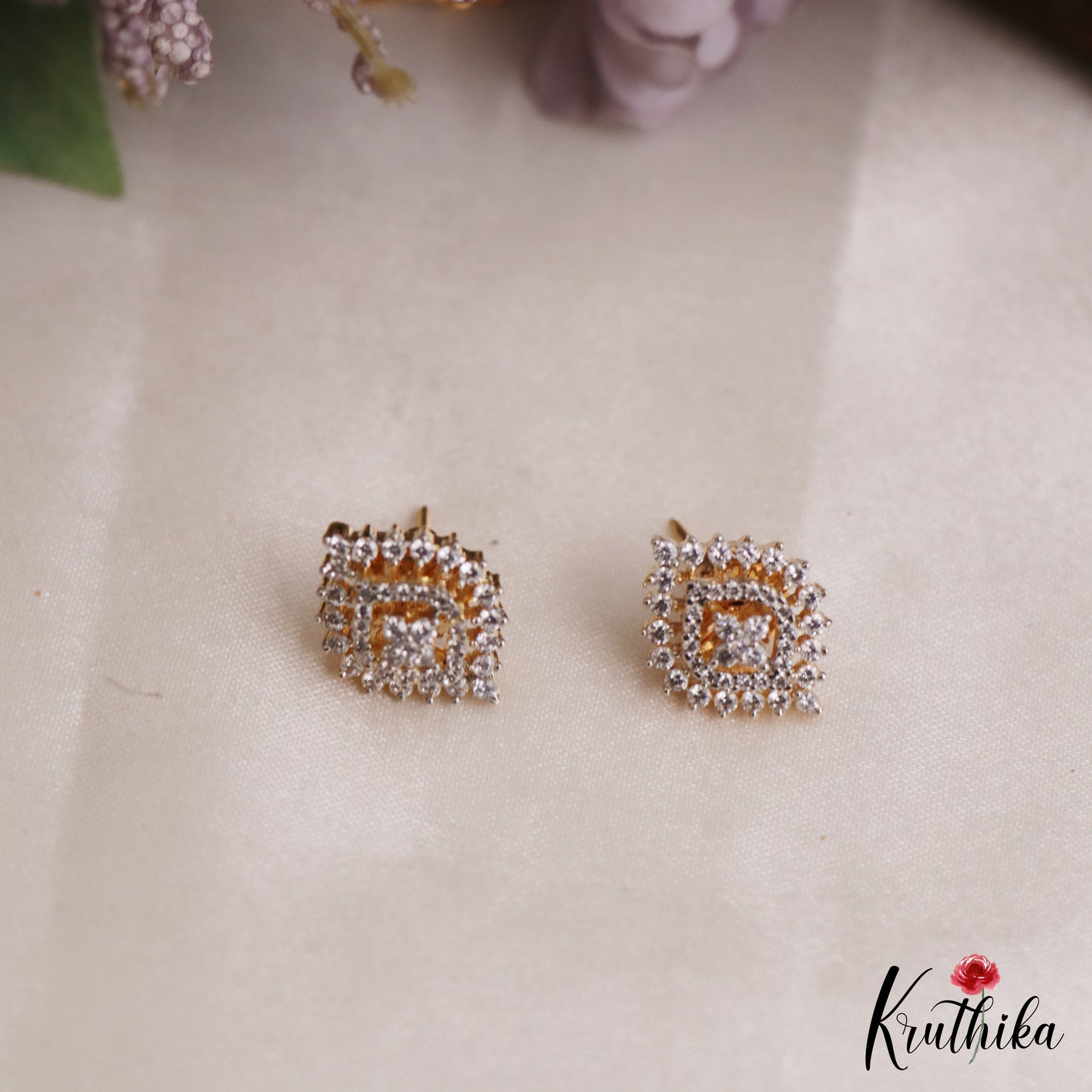 Classic Multi Layered Crystal & Pearl Haaram With Floral Accents LH2128 (Available In 8 Colors)