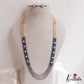 Elegant Multi Layered Crystal & Pearl Haaram With Floral Accents LH2130 (Available In 6 Colors)