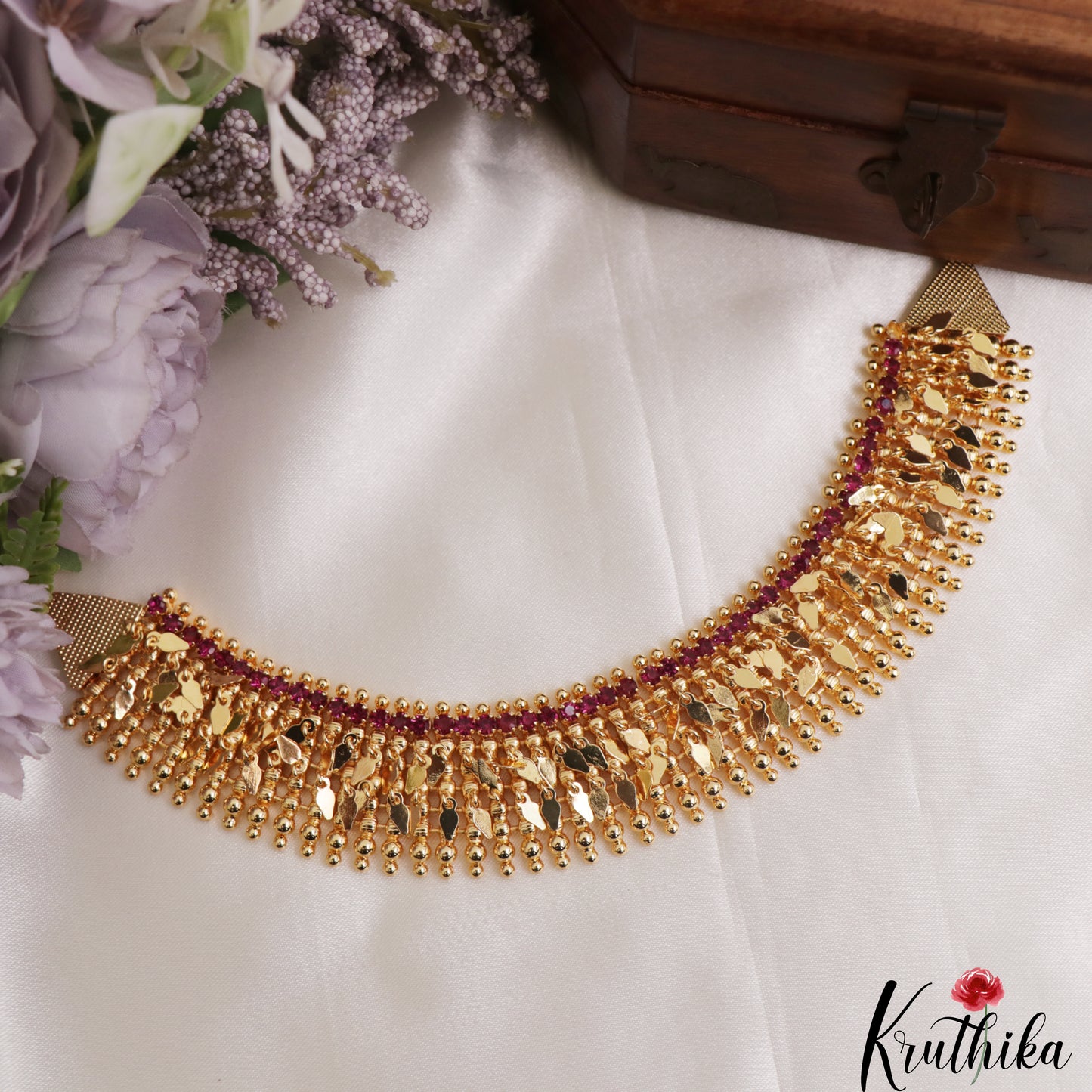 Classic Gold-Tone Kemp Stone Choker NC3092