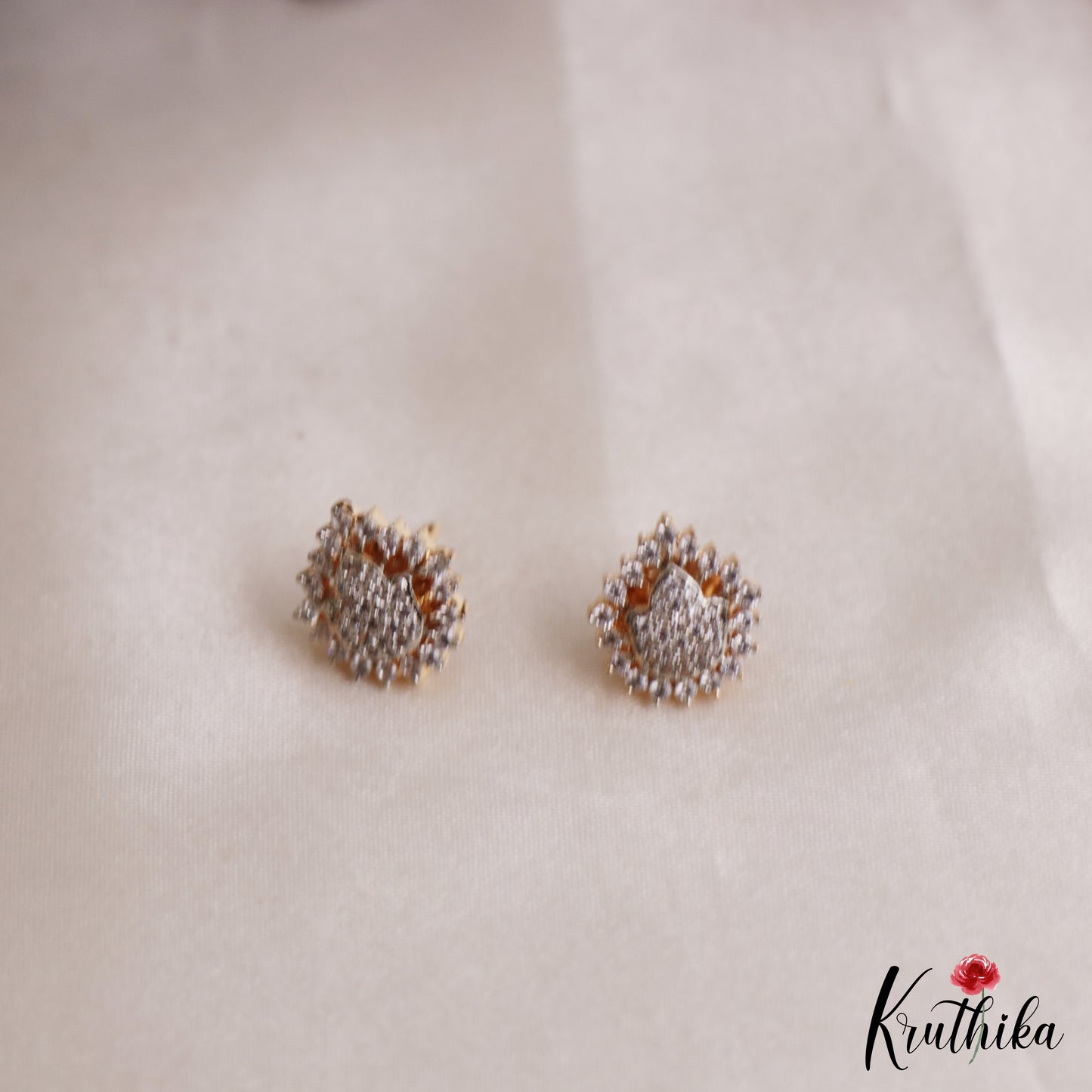 Elegant Multi Layered Crystal & Pearl Haaram With Floral Accents LH2130 (Available In 6 Colors)