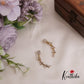 Beautiful Dainty AD Stones Ear Climbers / Ear cuffs E724