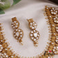 Stunning Leaf Motifs Mossanaite Choker NC2683