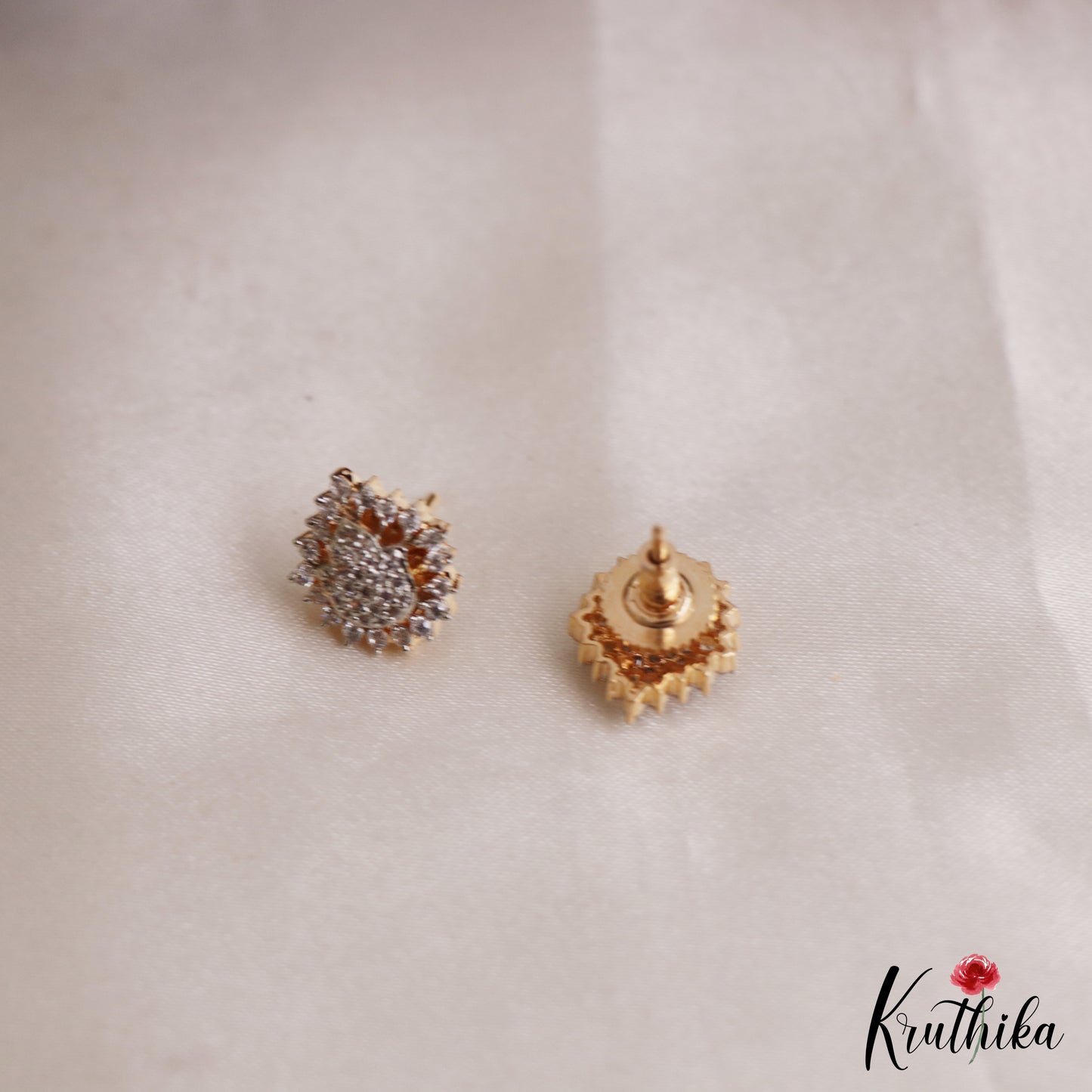 Elegant Multi Layered Crystal & Pearl Haaram With Floral Accents LH2130 (Available In 6 Colors)