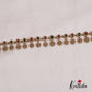 Sparkling Floral Motifs AD Hip Chain V333
