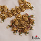 Gorgeous Antique  Nagas Lakshmi Peacock Motifs Temple Necklace NC3059 (Available In 2 Colors)