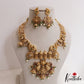 Gorgeous Antique  Nagas Lakshmi Peacock Motifs Temple Necklace NC3059 (Available In 2 Colors)