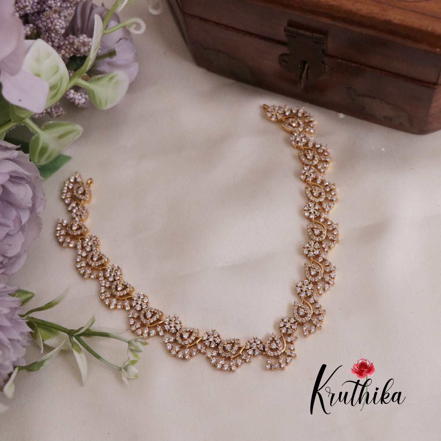 Pretty CZ Sparkling Necklace Set NC2414