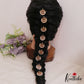 Stunning Pearl Border Floral Motifs Kemp Jada Billa J411 (Pair Of 9)
