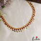 Simple Gold-Tone Kemp Stone Choker NC3096