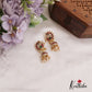 Beautiful Peacock Motifs Jadau Jhumkas With Pearl Drops E916