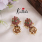 Beautiful Pink Peacock Jhumkas E743 (Available in 2 Colours)
