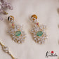 Sparkling Peacock Motifs CZ Victorian Necklace NC3063