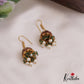 Elegant Teardrop Motifs Jadau Jhumkas WIth Pearl Drops E917