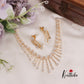 Elegant CZ Dangling Drop Necklace Set NC2407